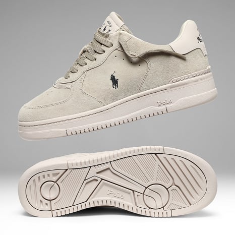 Polo Ralph Lauren - Baskets Masters Court Rib Milkshake