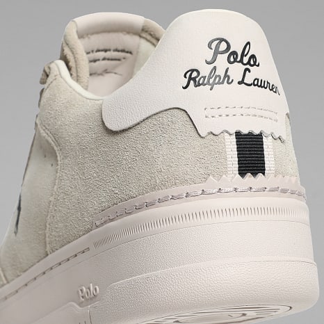 Polo Ralph Lauren - Baskets Masters Court Rib Milkshake