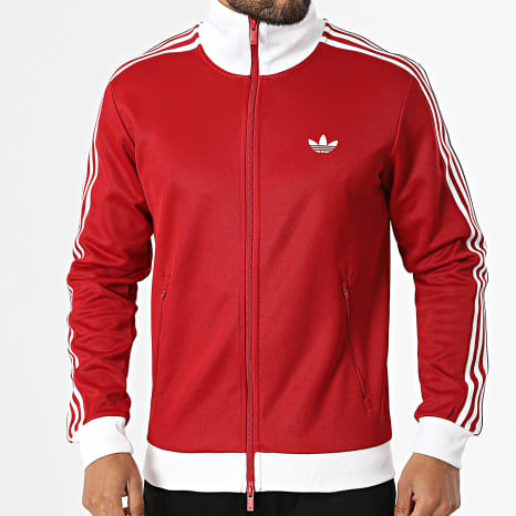 Adidas Originals - Veste Zippée Beckenbauer KW0119 Rouge