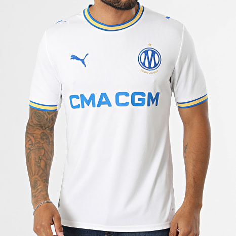 Puma - Maillot de foot OM 784252 Blanc