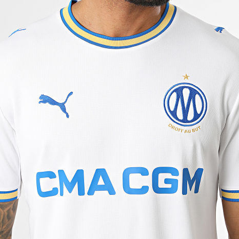 Puma - Maillot de foot OM 784252 Blanc