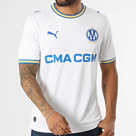 Puma - Maillot de foot OM 784252 Blanc