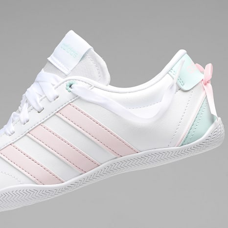 Adidas Sportswear - Baskets Femme Grand Court Lo Girls J KI1764 Footwear White Distilled Pink Halo Mint