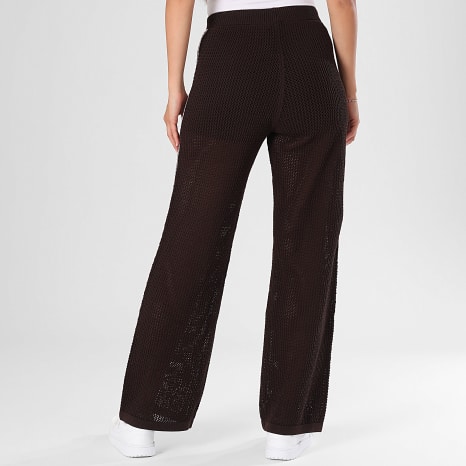 Adidas Originals - Pantalon Jogging Ajouré A Bandes Femme Crochet TP KE0201 Marron