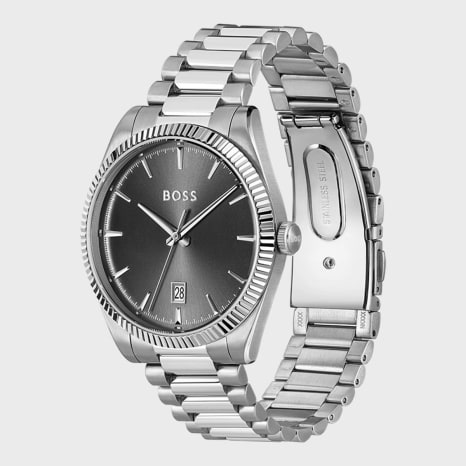 BOSS - Montre Cheswick 1514309 Argenté Noir