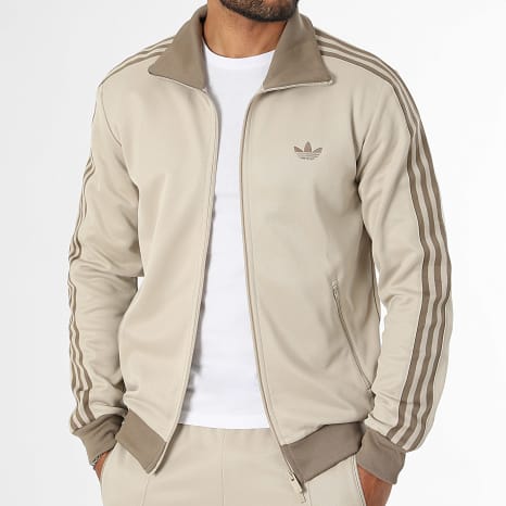 Adidas Originals - Ensemble De Survêtement A Bandes Beckenbauer TP KT5044 KT5050 Beige