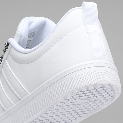 Adidas Sportswear - Baskets VS Pace 2.0 HP6012 White x Superlaced Gros Lacet Blanc Noir