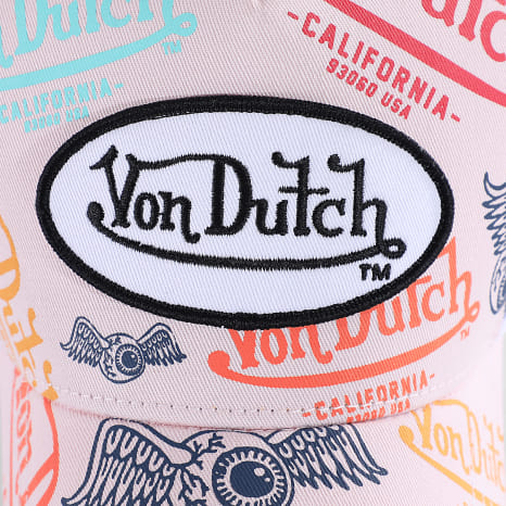 Von Dutch - Casquette Trucker Cafes Rose