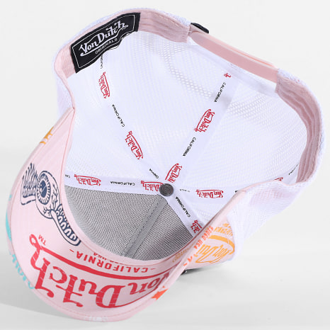 Von Dutch - Casquette Trucker Cafes Rose