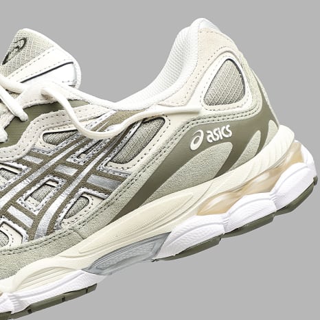 Asics - Baskets Gel Nyc 1203A739 Khaki Pure Silver