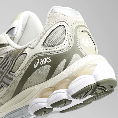 Asics - Baskets Gel Nyc 1203A739 Khaki Pure Silver