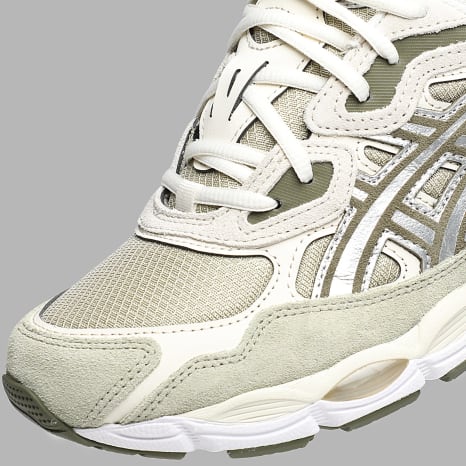 Asics - Baskets Gel Nyc 1203A739 Khaki Pure Silver