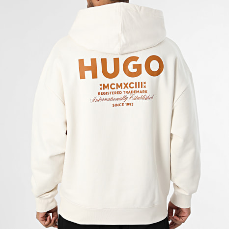 Hugo Blue - Sweat Capuche Nazardo 50510724 Beige Clair