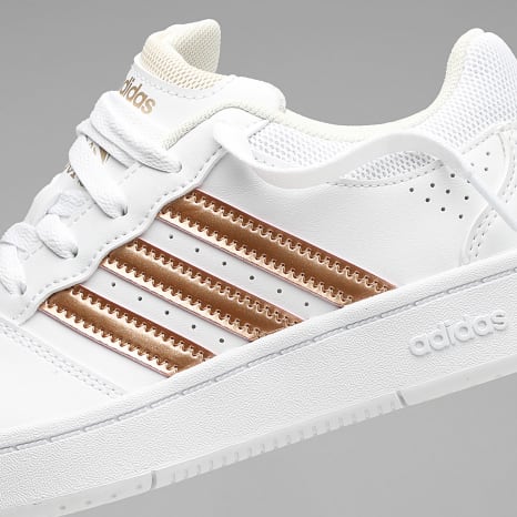 Adidas Sportswear - Baskets Femme Hoops Classic J LA3762 Footwear White Supplier Colour Wonder White