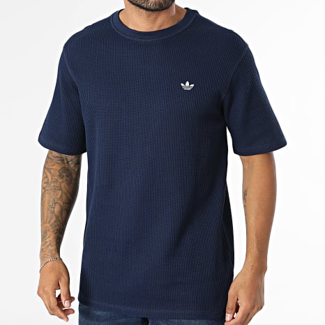 Adidas Originals - Camiseta Texturizada Essential KT2444 Azul Marino