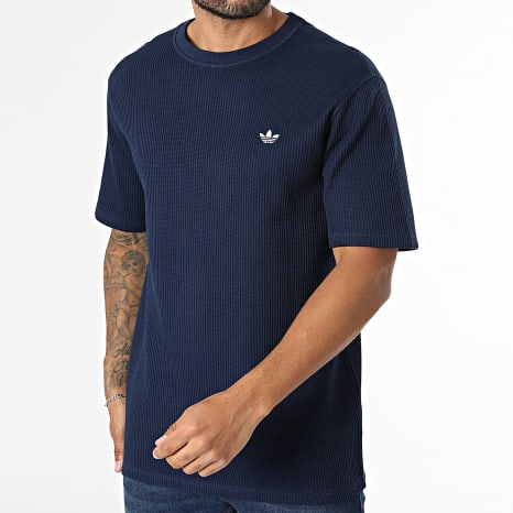 Adidas Originals - Camiseta Texturizada Essential KT2444 Azul Marino