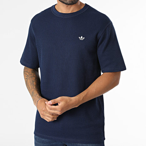 Adidas Originals - Camiseta Texturizada Essential KT2444 Azul Marino