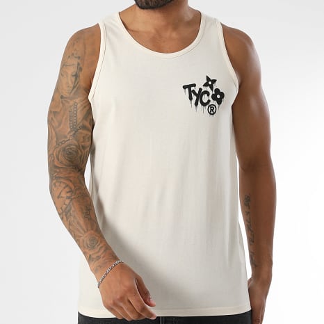Teddy Yacht Club - Débardeur Monogram Beige Noir