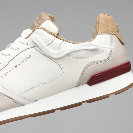 Tommy Hilfiger - Baskets Light Eva Runner Leather 5906 Ivory Patel