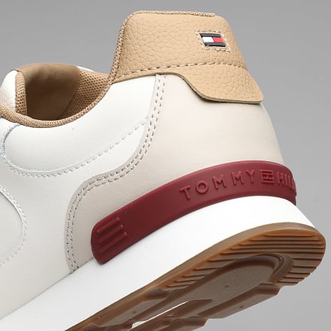 Tommy Hilfiger - Baskets Light Eva Runner Leather 5906 Ivory Patel