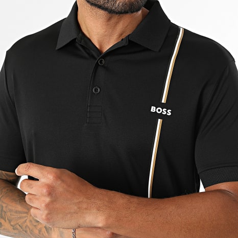 BOSS - Polo Manches Courtes Toc Game 3 50563363 Noir