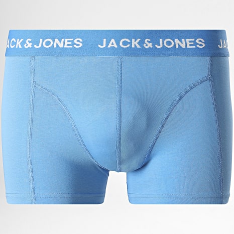 Jack And Jones - Lot De 5 Boxers Thor Fruit Noir Bleu Clair Bleu Marine