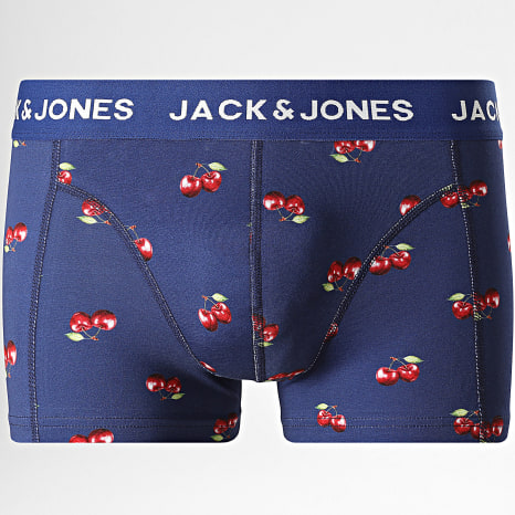 Jack And Jones - Lot De 5 Boxers Thor Fruit Noir Bleu Clair Bleu Marine