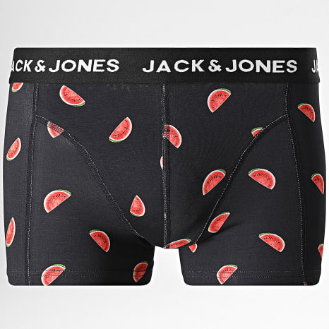 Jack And Jones - Lot De 5 Boxers Thor Fruit Noir Bleu Clair Bleu Marine