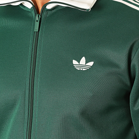 Adidas Originals - Ensemble De Survetement A Bandes Classic TP KE1666 KE1668 Vert Blanc
