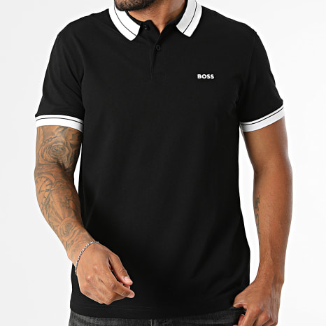 BOSS - Polo Manches Courtes Member 50559369 Noir