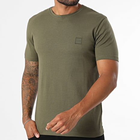 BOSS - Tee Shirt Tales 50508584 Vert Kaki