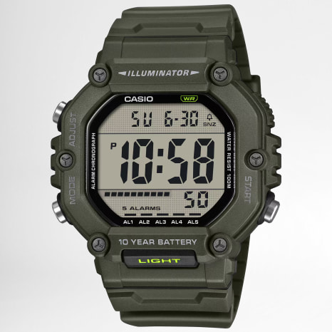 Casio - Montre AE-1600HX-3AVEF Vert Kaki