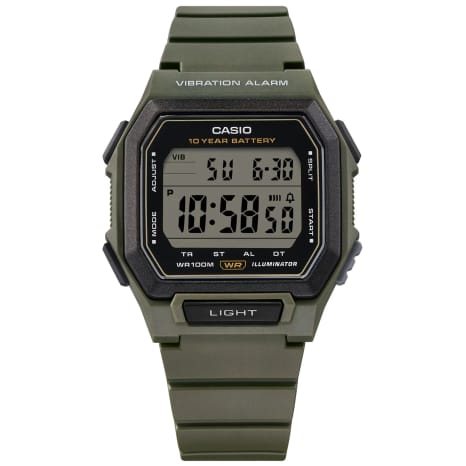 Casio - Montre W-738H-3AVEF Vert Kaki