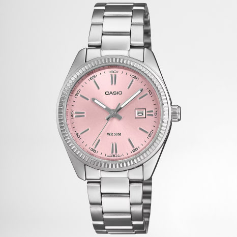 Casio - Montre Femme LTP-1302PD-4AVEF Argenté Rose