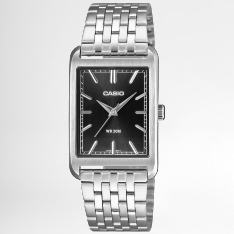 Casio - Montre MTP-B215D-1AVER Argenté Noir
