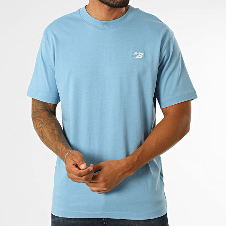 New Balance - Tee Shirt Sport Essentials MT41509 Bleu Clair