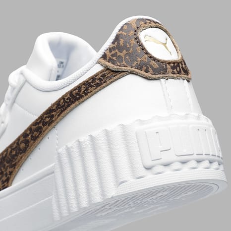 Puma - Baskets Femme Carina 3.0 Feline 408254 Puma White Soft Taupe