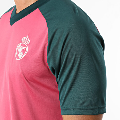 Adidas Originals - Camiseta de Fútbol Real Madrid Prematch KG1351 Rosa Verde