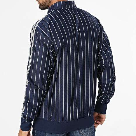 Adidas Originals - Veste Zippée Firebird Pinestripes KR7227 Bleu Marine