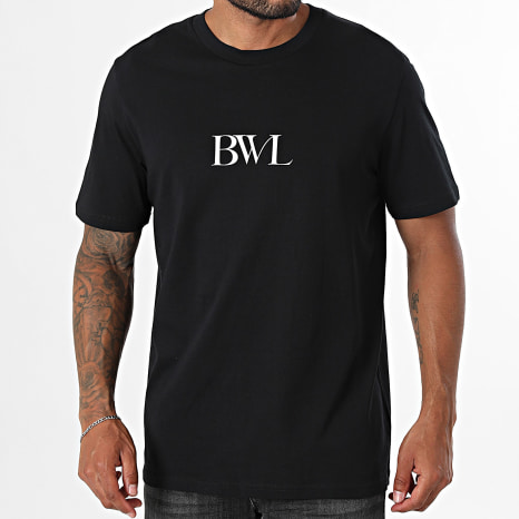 RDN x BWL - Tee Shirt Oversize Bara Western Liquid Noir Blanc