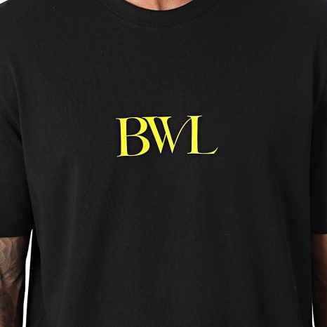RDN x BWL - Tee Shirt Oversize Bara Western Liquid Noir Jaune