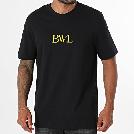 RDN x BWL - Tee Shirt Oversize Bara Western Liquid Noir Jaune