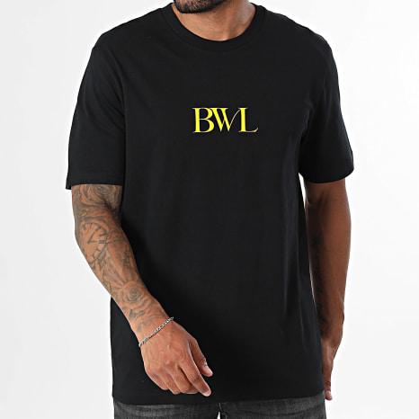 RDN x BWL - Tee Shirt Oversize Bara Western Liquid Noir Jaune