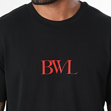 RDN x BWL - Tee Shirt Oversize Bara Western Liquid Noir Rouge