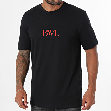 RDN x BWL - Tee Shirt Oversize Bara Western Liquid Noir Rouge