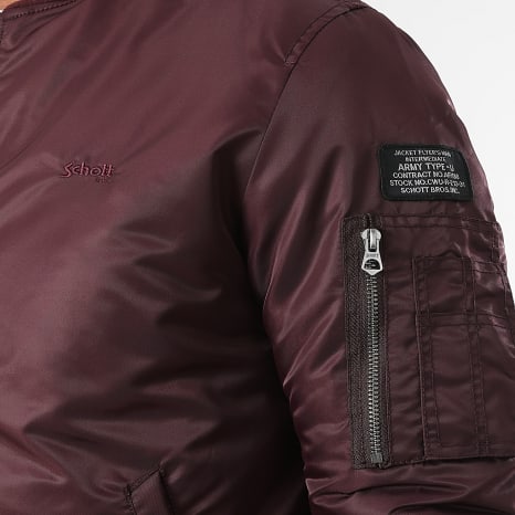 Schott NYC - Veste Bomber Airforcers Bordeaux