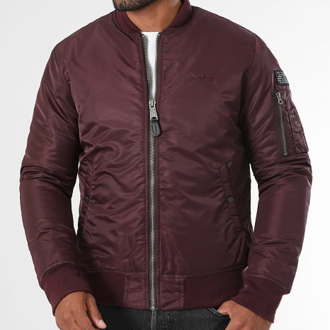 Schott NYC - Veste Bomber Airforcers Bordeaux