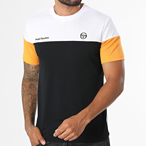 Sergio Tacchini - Tee Shirt Prave 40845 Blanc Noir