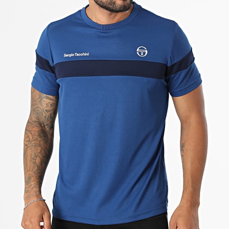 Sergio Tacchini - Tee Shirt Leone 41237 Bleu Roi Bleu Marine