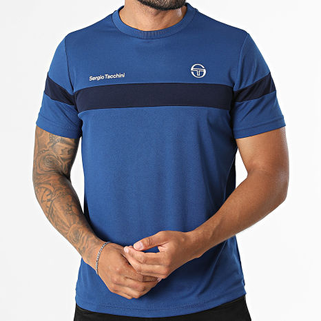 Sergio Tacchini - Tee Shirt Leone 41237 Bleu Roi Bleu Marine